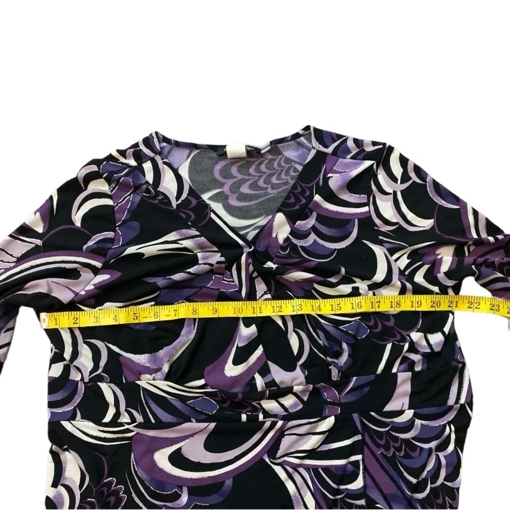 Only Nine Women’s Dressy Casual Blouse Plus Size 1X - Picture 9 of 10